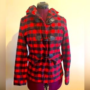 Love Tree Red Flannel Women’s Jacket